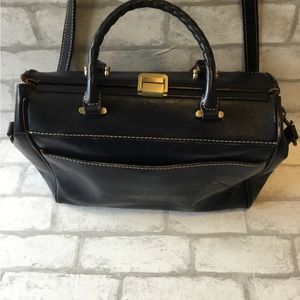 Patricia Nash Navy Blue Doctor style bag
